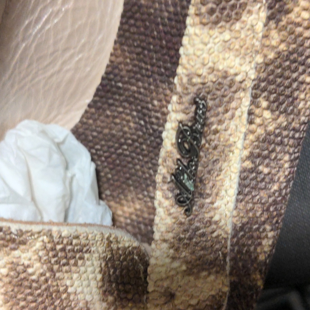 Aldo Brué Women's Leather Snakeskin Print Flats - Picture 6 of 8